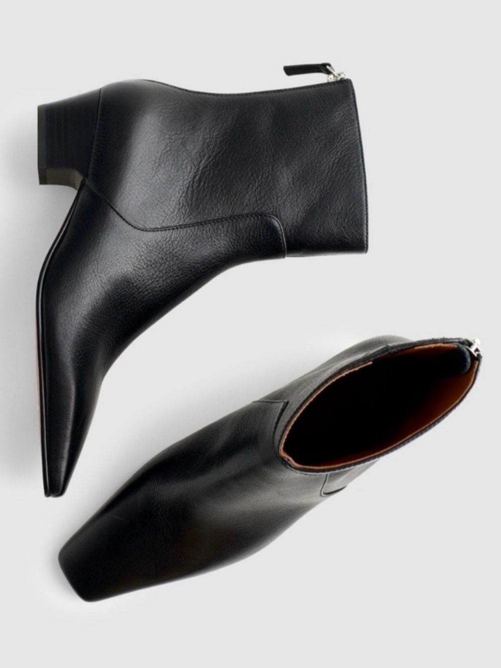 NWOB MADEWELL Women's The Lexie Ankle Boot True Black Leather Size 7 NX060